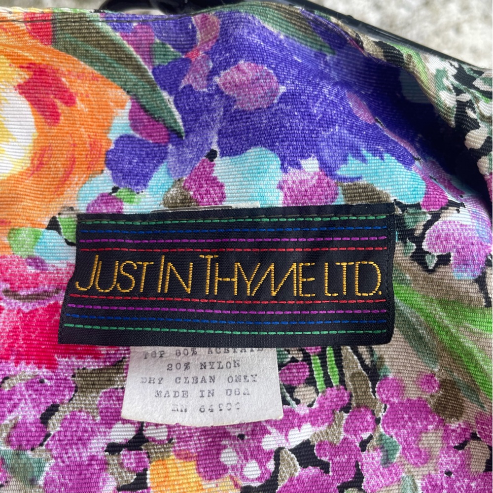 Vintage Multicolor Floral Blazer - Picture 3 of 3